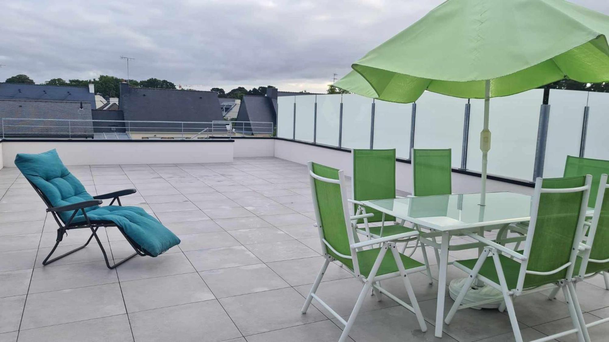 Location Saisonniere Pres De La Mer Avec Rooftop Riantec Екстер'єр фото